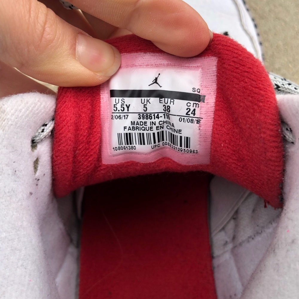 AIR JORDAN 3 - Retro - White/FireRed/Grey (READ DISCERPTION!!!) - Picture 8 of 11